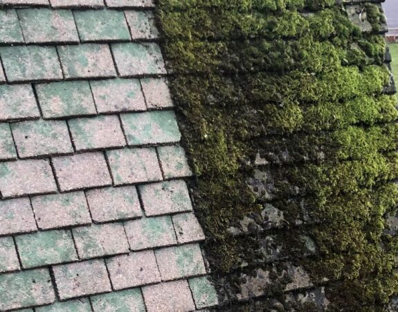 Roof clean during