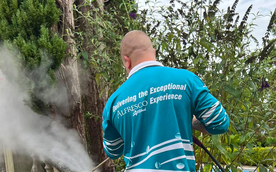 DOFF Steam Cleaning From Alfresco