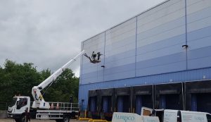 cladding and warehouse cleaning by Alfresco