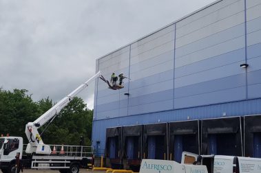 cladding and warehouse cleaning by Alfresco