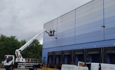 cladding and warehouse cleaning by Alfresco