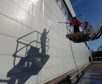 Cladding and warehouse cleaning in the South of the UK