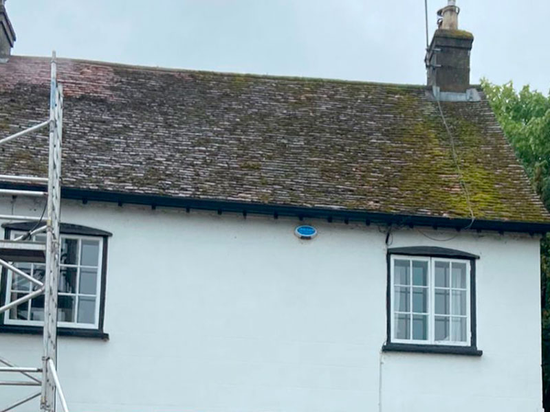 Small Roof Cleaning Oxfordshire - Before