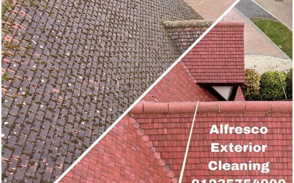 2 year guarantee for roof cleaning oxfordshire and Berkshire by alfresco exterior cleaning