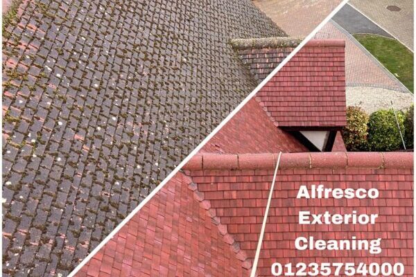 2 year guarantee for roof cleaning oxfordshire and Berkshire by alfresco exterior cleaning