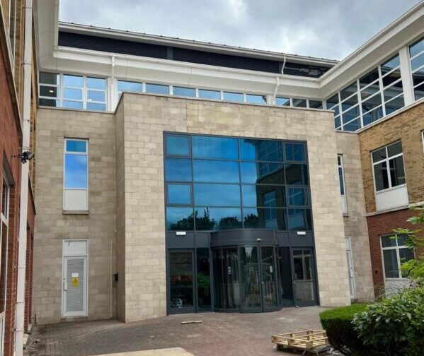Commercial building cleaning using DOFF by stonehealth