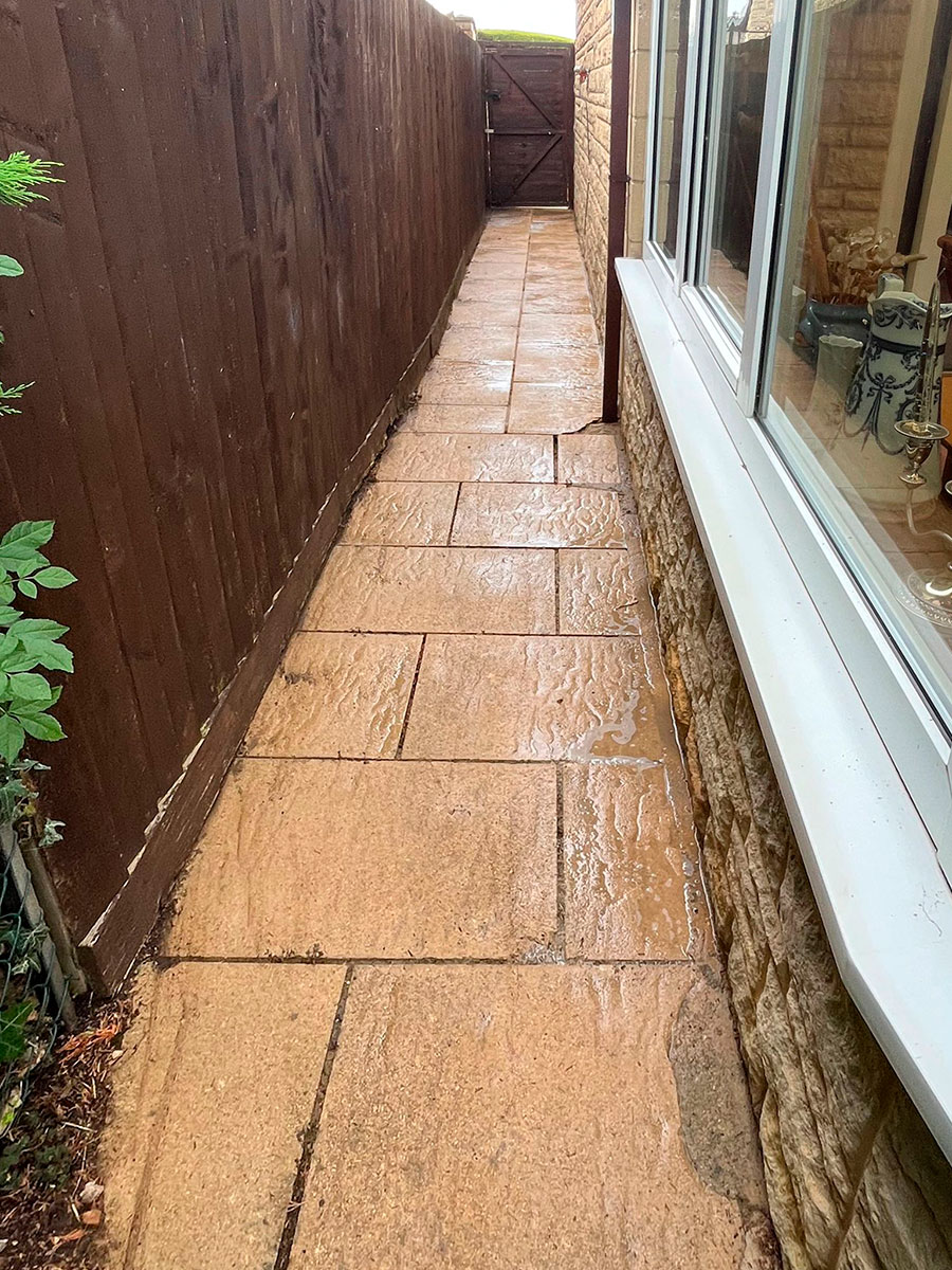 Patio Cleaning: Pathway afetr