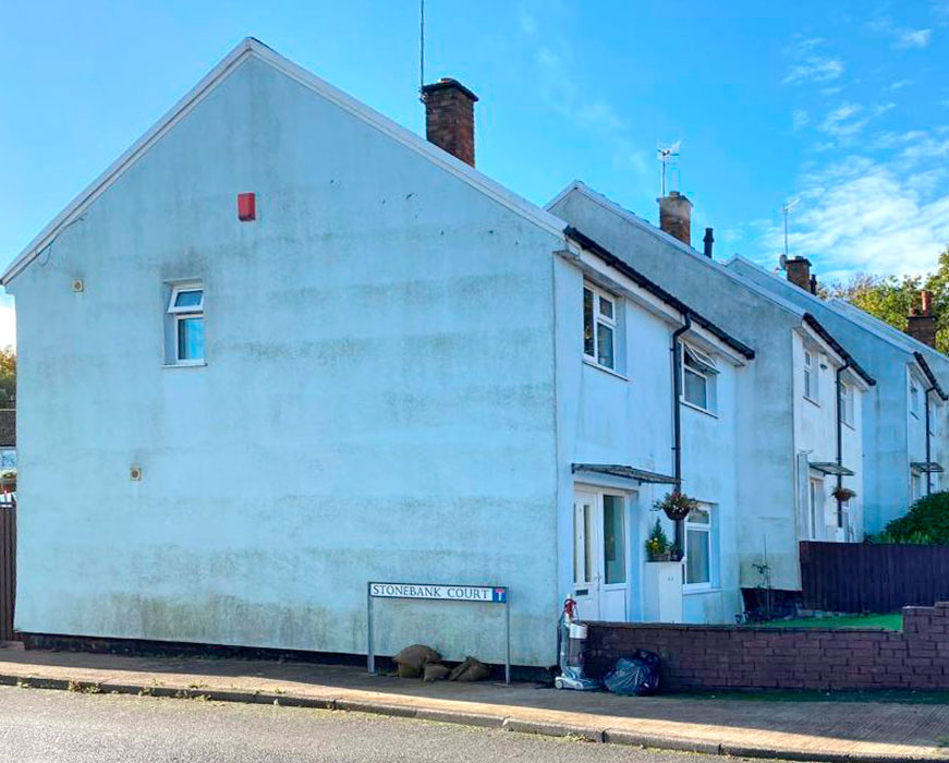 Oxfordshire Render Cleaners - before