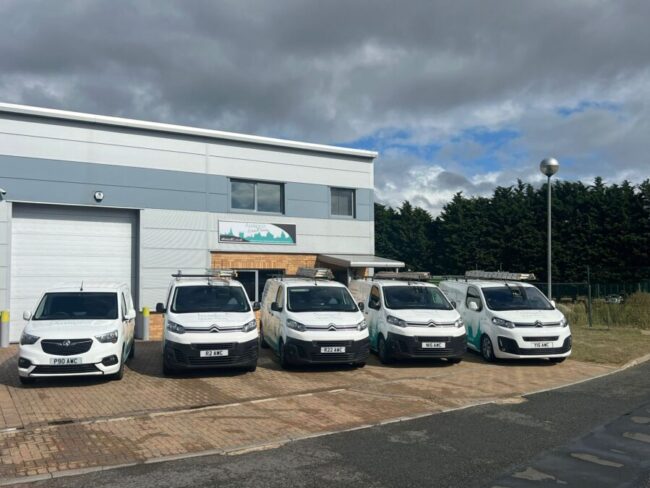 Alfresco window cleaning vans Sept 2024