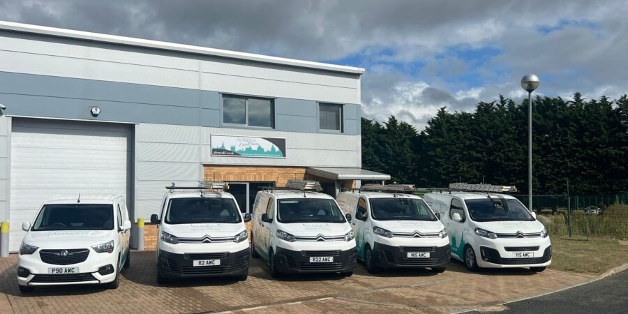 Alfresco window cleaning vans Sept 2024
