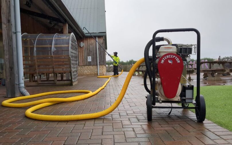 Commercial gutter cleaning - Sprouts Play Barn Milletts Farm