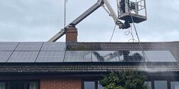 Multitel MZ250 used for Roof cleaning in Oxfordshire