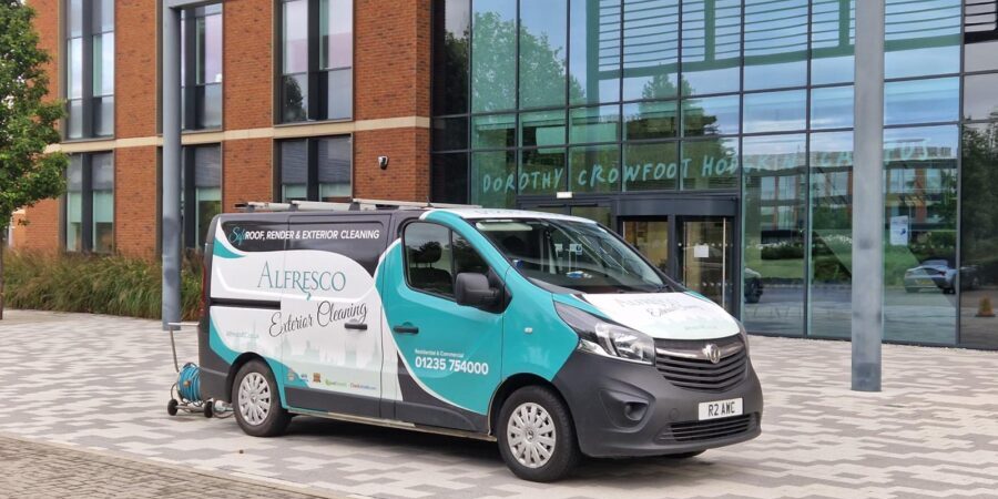 alfresco window cleaning commercial buildings Milton Park