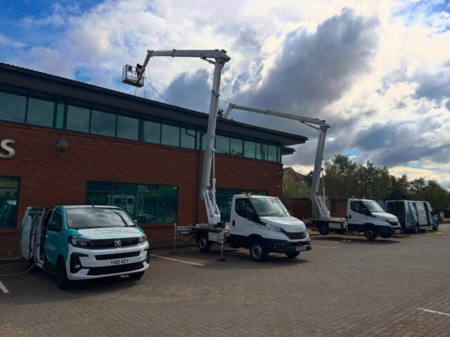 Commercial building roof cleaning
