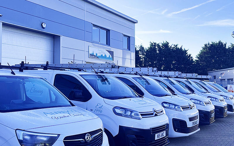 Alfresco window cleaning team