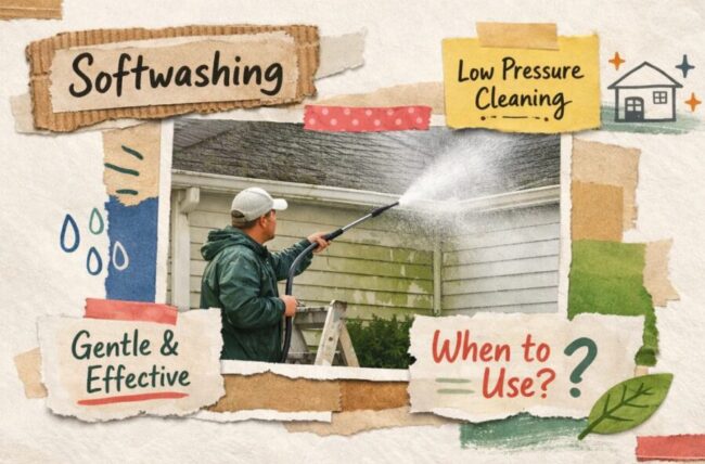 Softwashing explained: what it is and when to use it