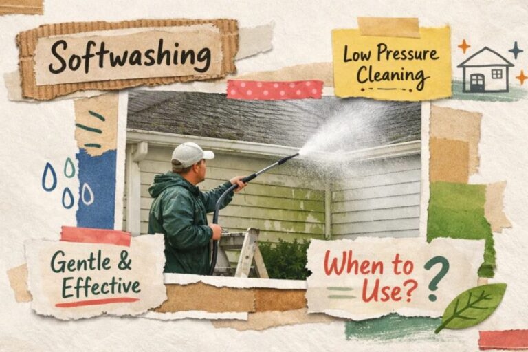 Softwashing explained: what it is and when to use it