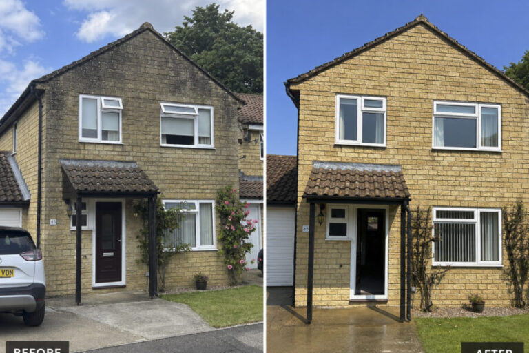 Alfresco - Doff cleaning to cotswold stone